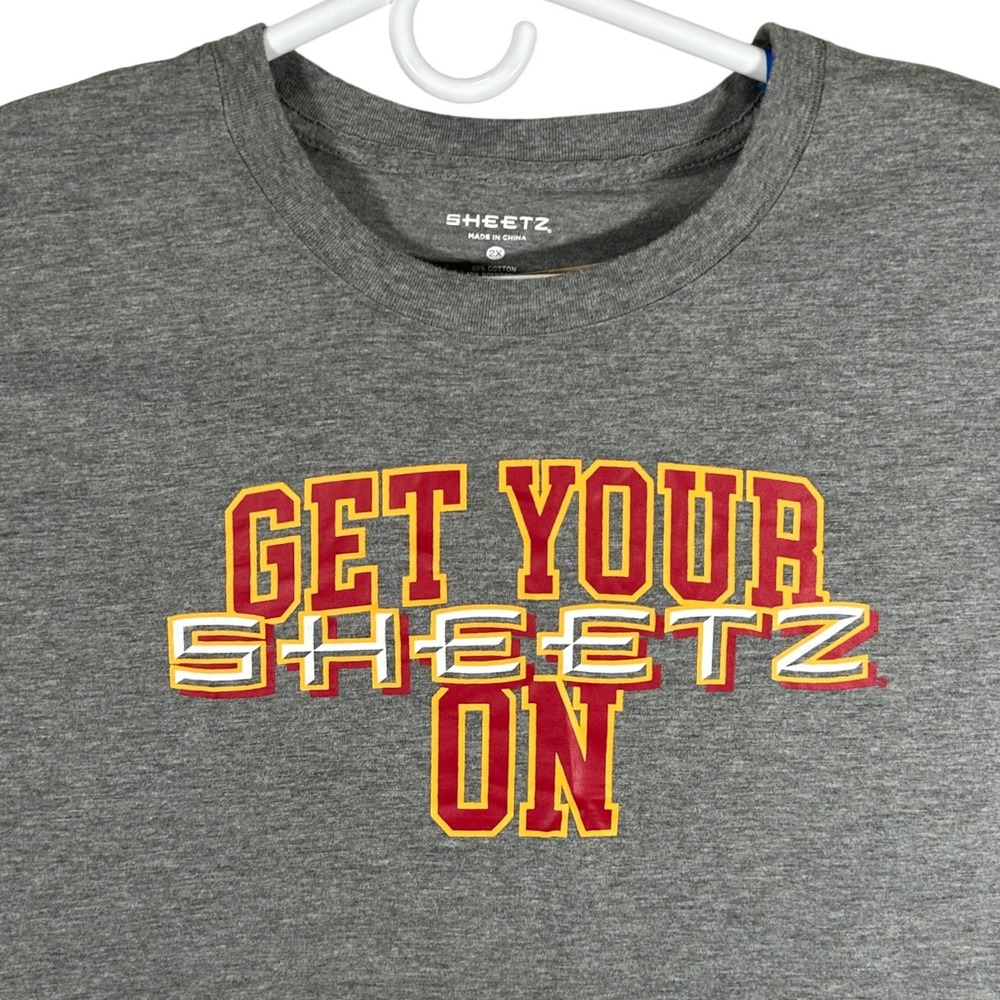Sheetz Get Your Sheetz On Long Sleeve Graphic Shirt Mens 2XL Gray Employee Gas‎